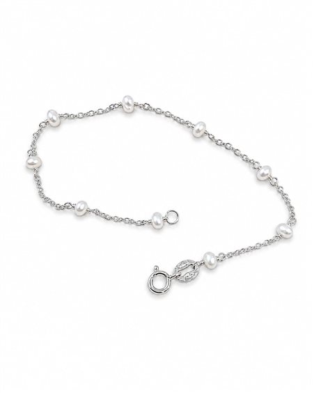 Bracelet Idee Preziose dal 1987 Child in White Gold Perla IP.BK18B/95 - IP.BK18B/95